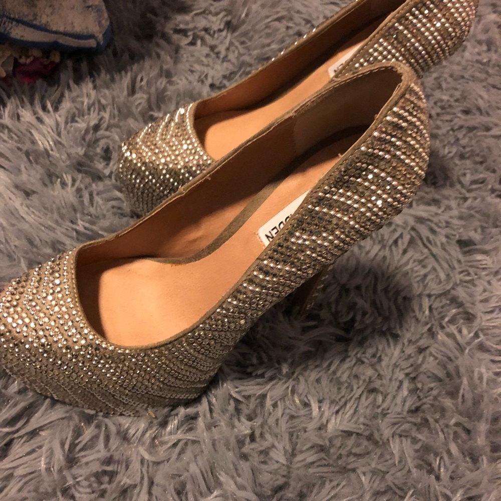 Steve Madden bling heels